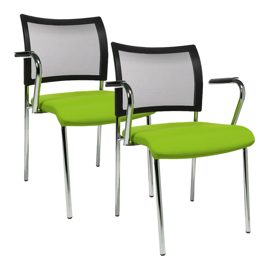 Topstar Besucherstuhl 4-Fuß, 2er-Set-Bild Auf diesem Bild ist das Produkt mit der Art.Nr.: M-45203 zu sehen