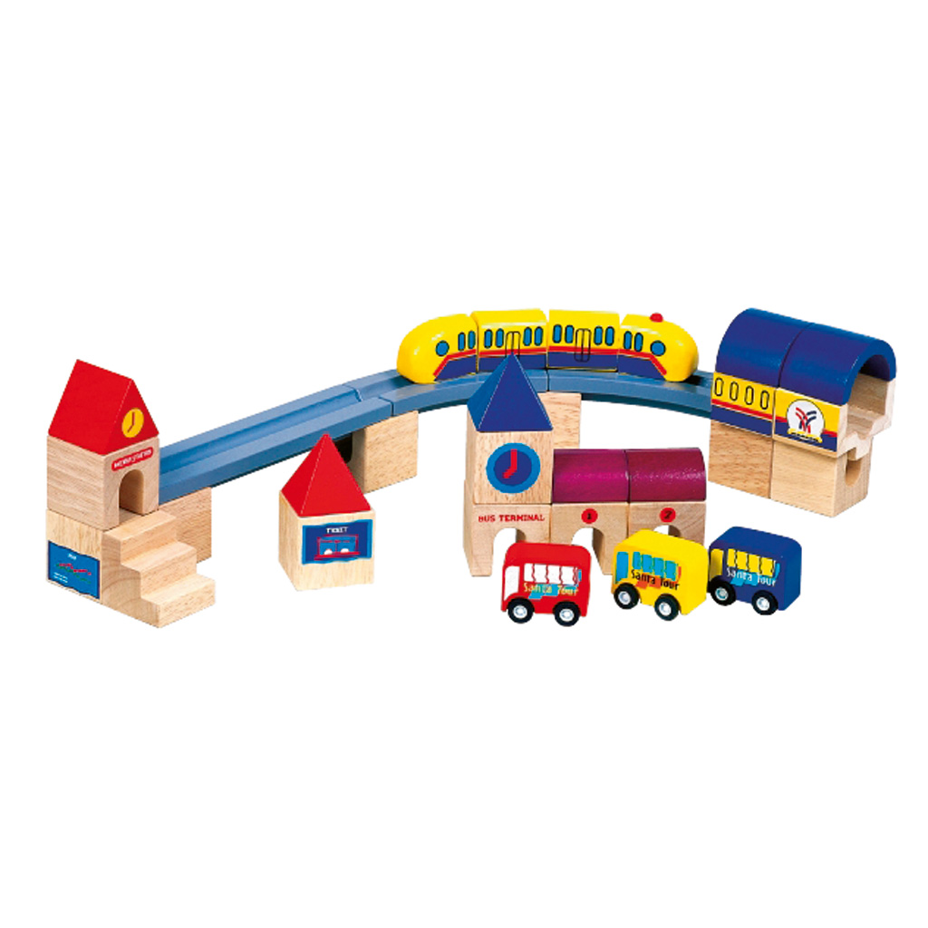 Großer Stadt-Spieltisch inkl. Zubehör                                        