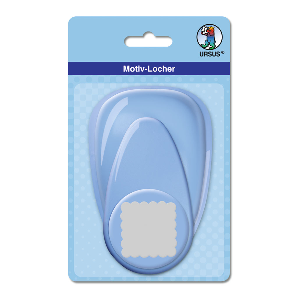 Motiv-Stanzer Groß, Motiv Quadrat Wellenlinie