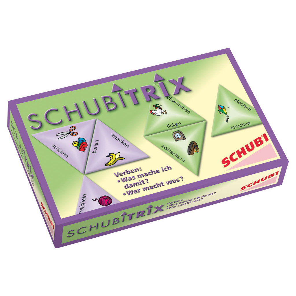 SchubiTrix® Verben - Was mache ich damit? + Wer macht was? (große Karten)
