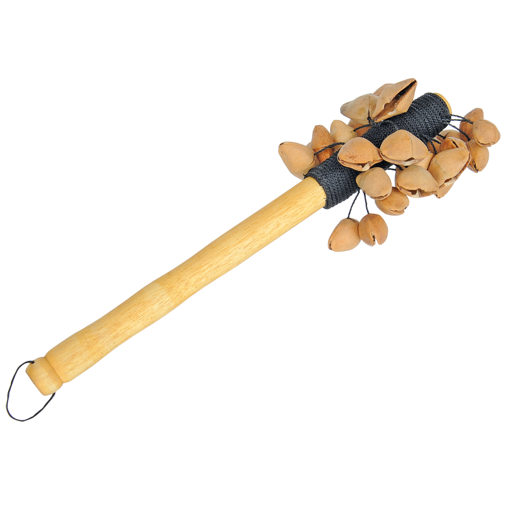 Schellenstab mit Samenkapseln Schellenstab mit Samenkapseln