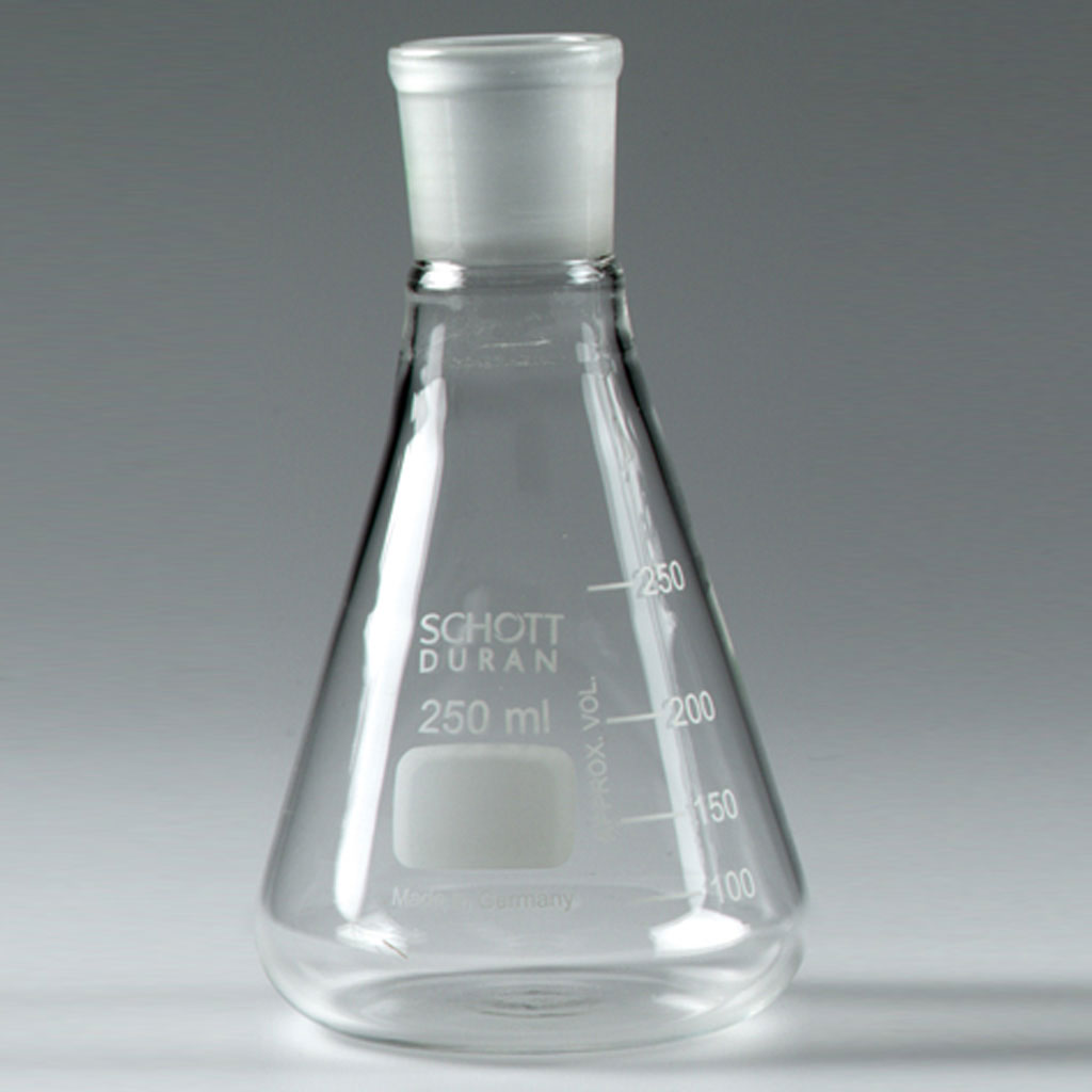 Erlenmeyerkolben, Borosilikat