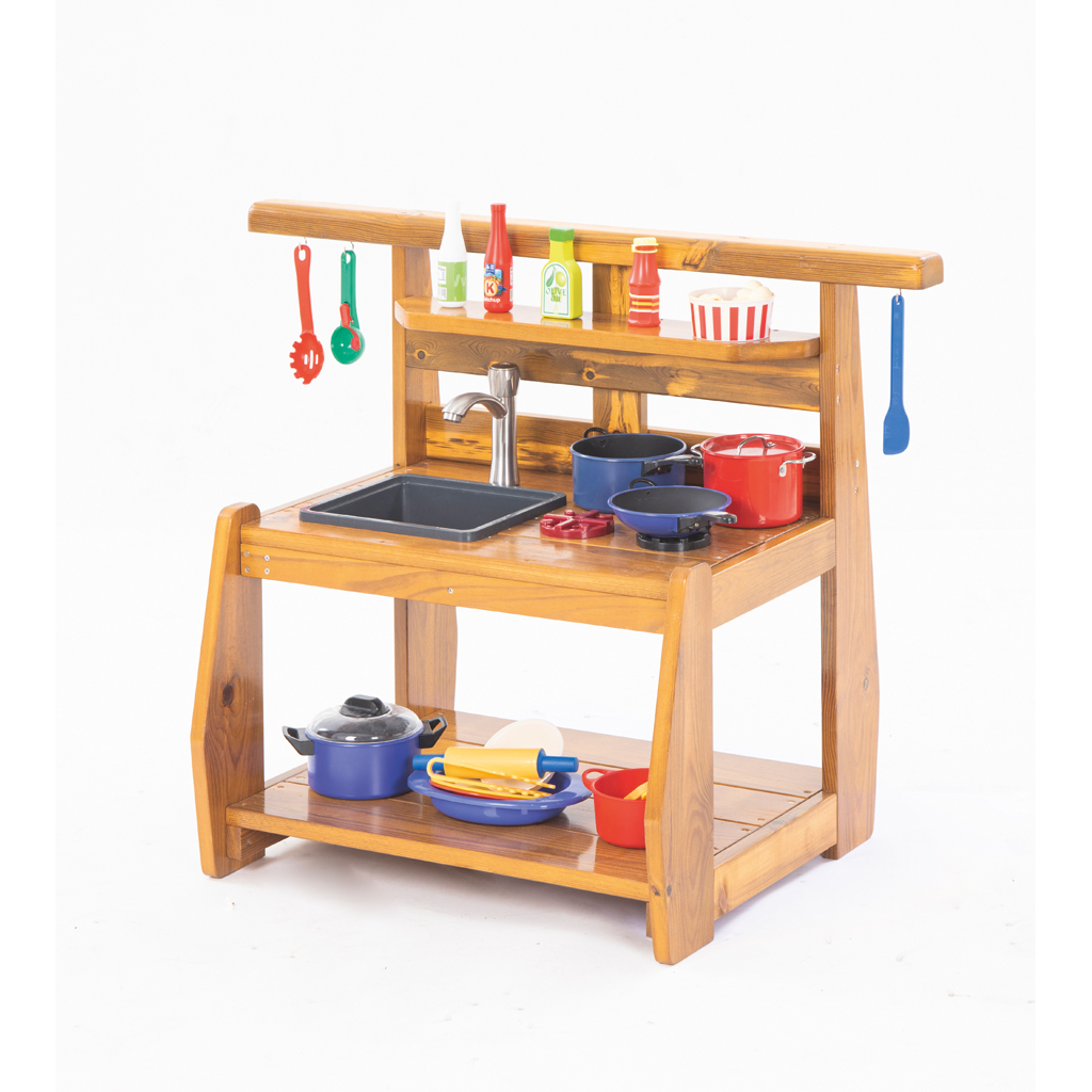 Kleine Outdoor-Spielküche