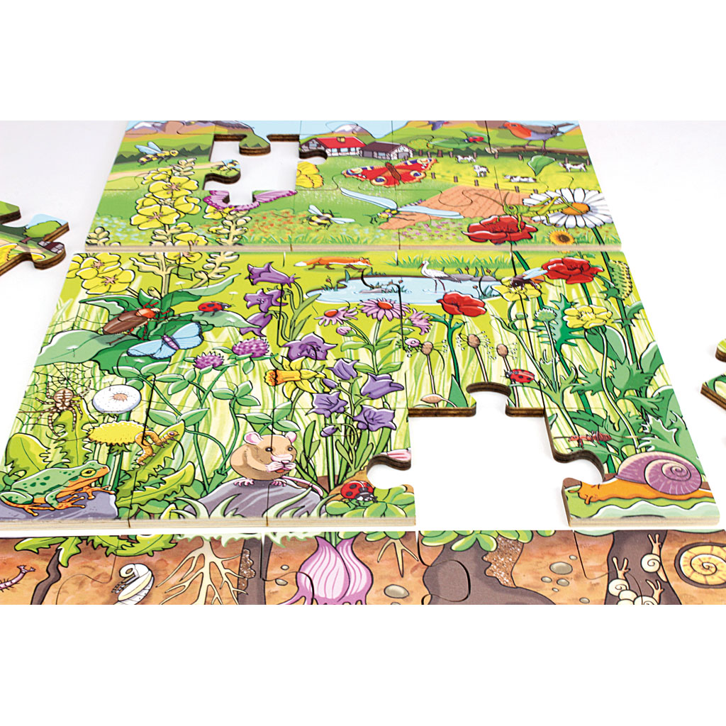 Bodenpuzzle "Entdecke die Blumenwiese" Bodenpuzzle "Entdecke die Blumenwiese"
