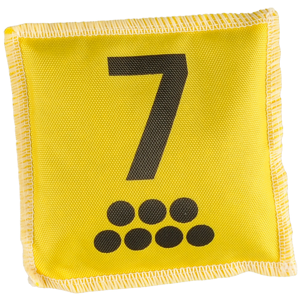 Bohnensäckchen Zahlen 1–10