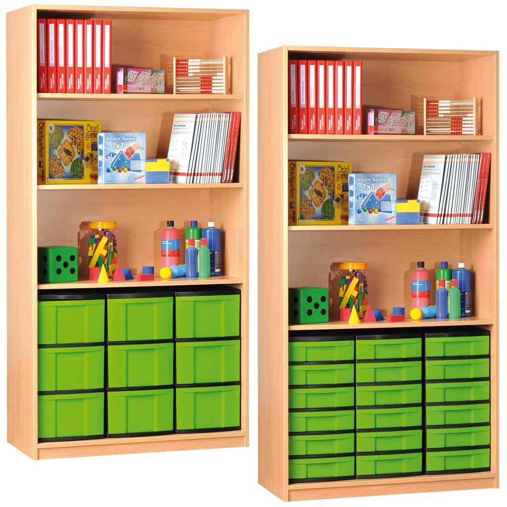 tempmodulus_kita_und_klassenregal_m-99727 Modulus® Klassenraum-Regal, 2 Böden verstellbar