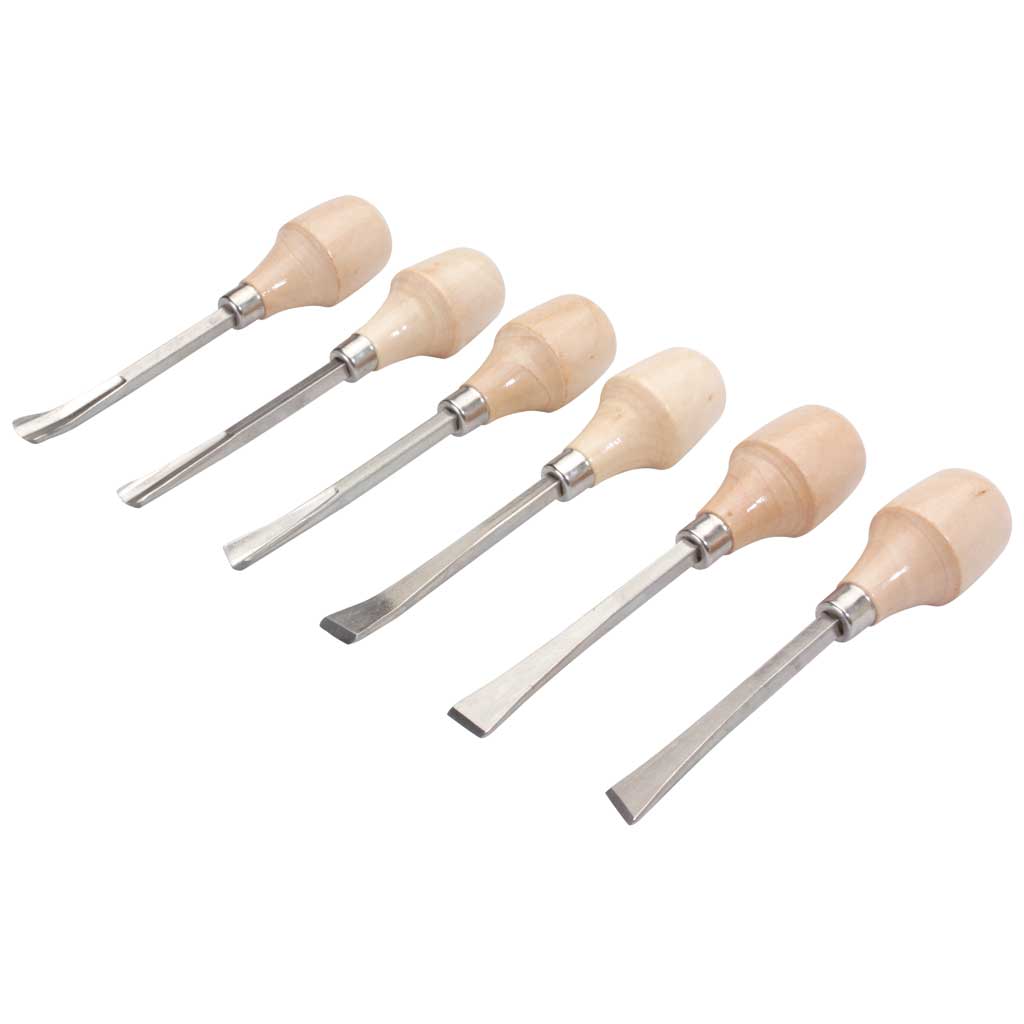 tempschnitzwerkzeug_wiemann_lehrmittel_93291 Schnitzwerkzeug-Set, 6 Teile