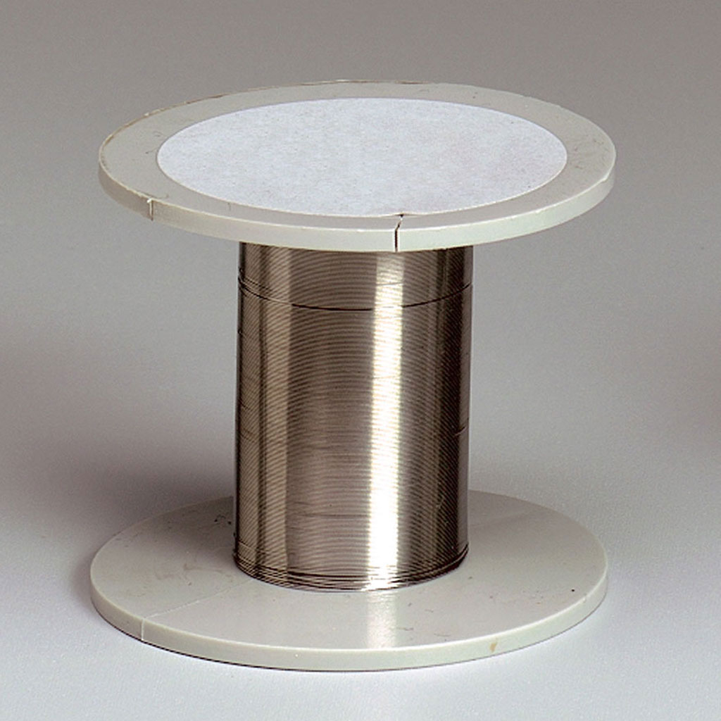 Draht, blank, auf Kunststoffrolle gewickelt