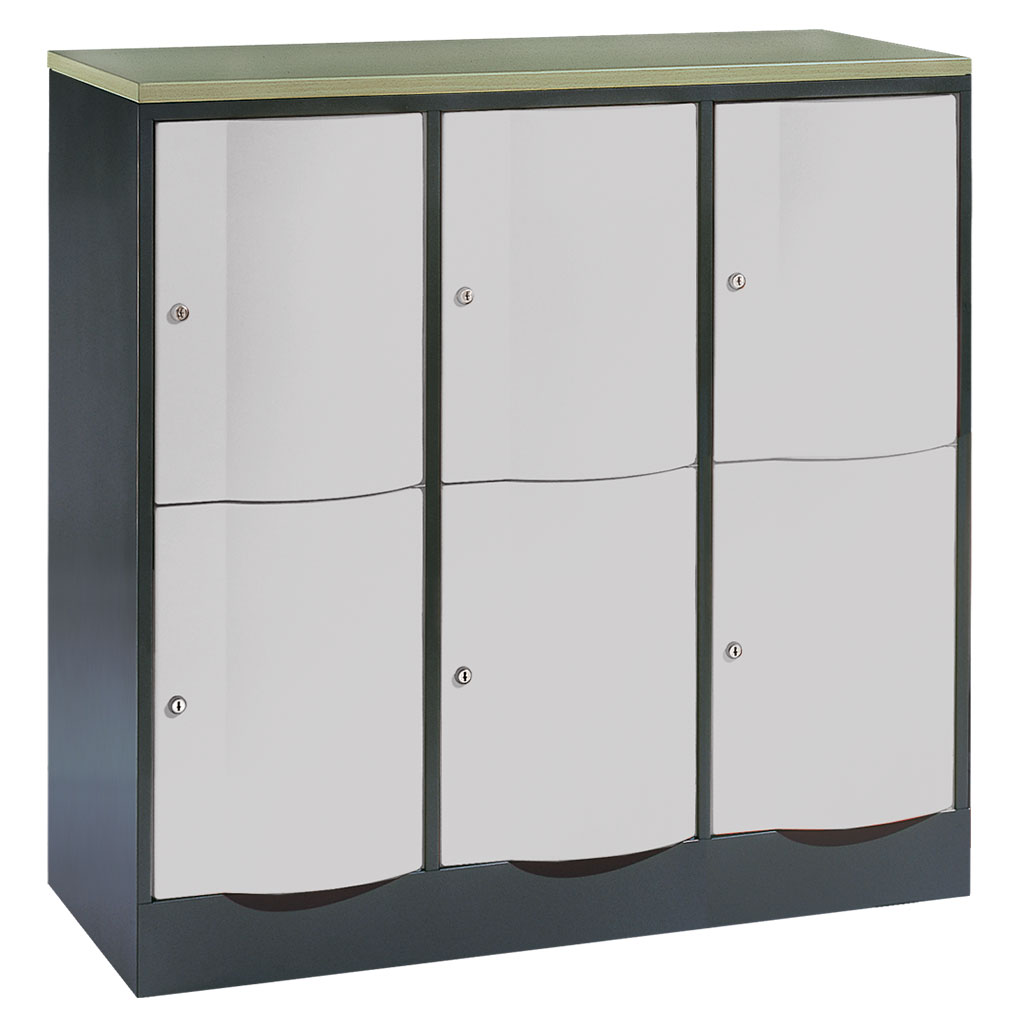 Großraum-Schließfachschrank, 3-reihig Großraum-Schließfachschrank, 3-reihig