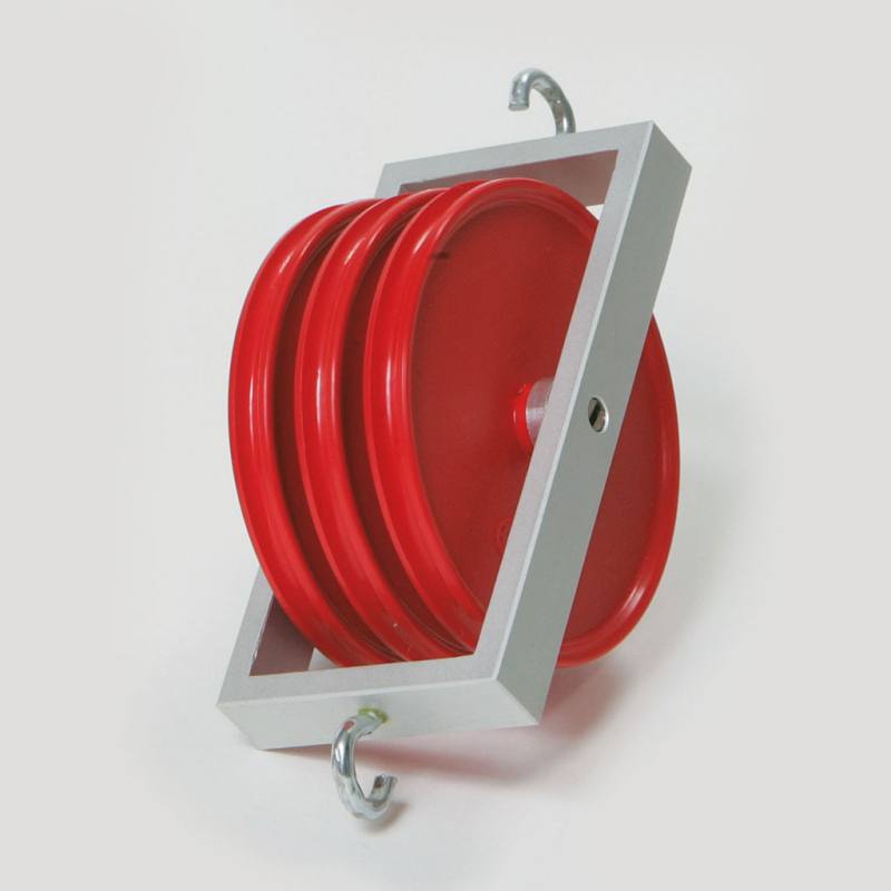 Flaschenzug, 3 Rollen