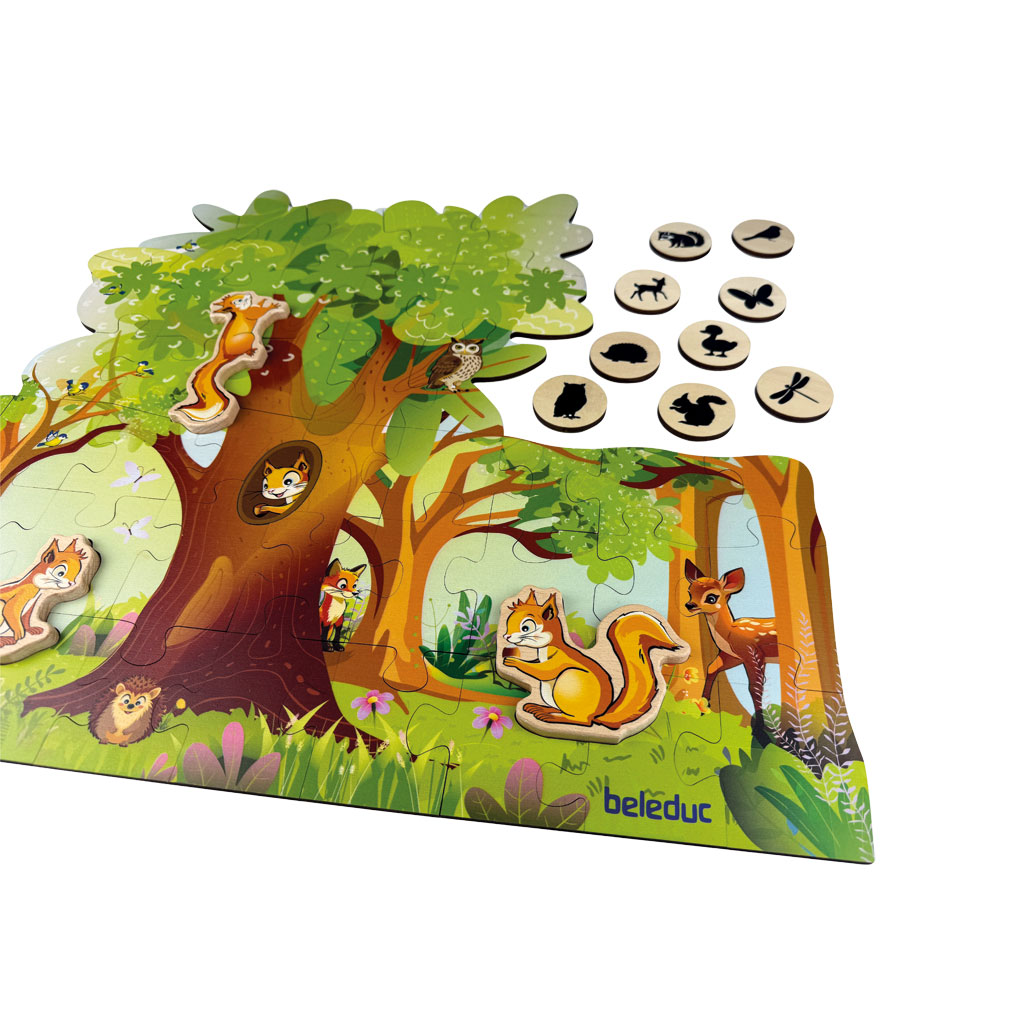 Beleduc® XXL-Puzzle Nuki & Friends