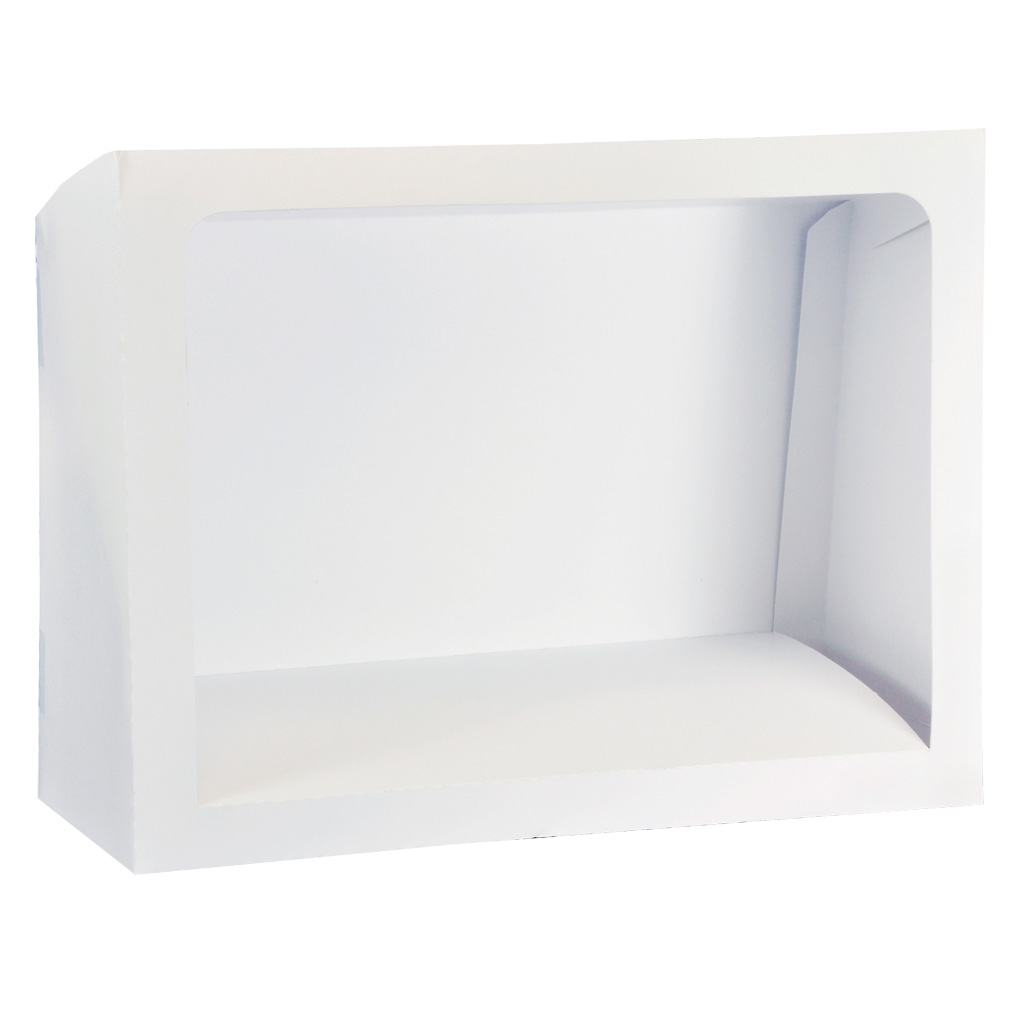 Diorama-Box, blanko, 12 Stück