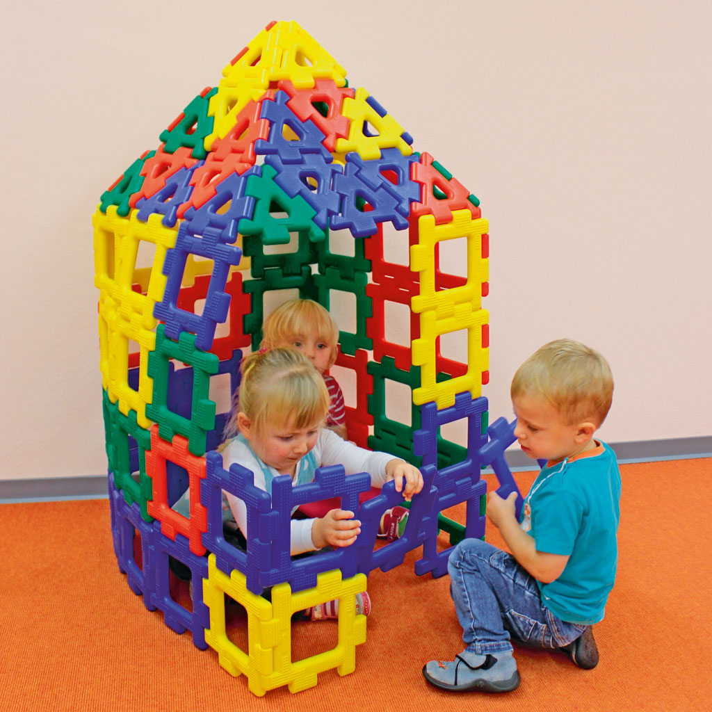 Giant Polydron 3D-Geometriebauteile Set