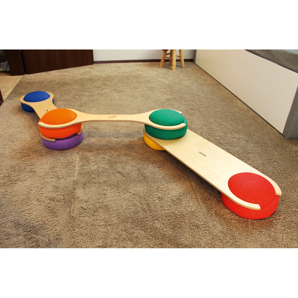 pedalo® Stapelbaustein Balanciersteg Set
