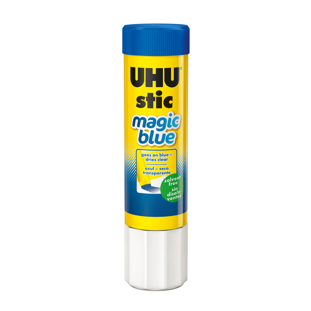 UHU stic Magic Blue Klebestift-Bild Auf diesem Bild ist das Produkt mit der Art.Nr.: W-93720 zu sehen