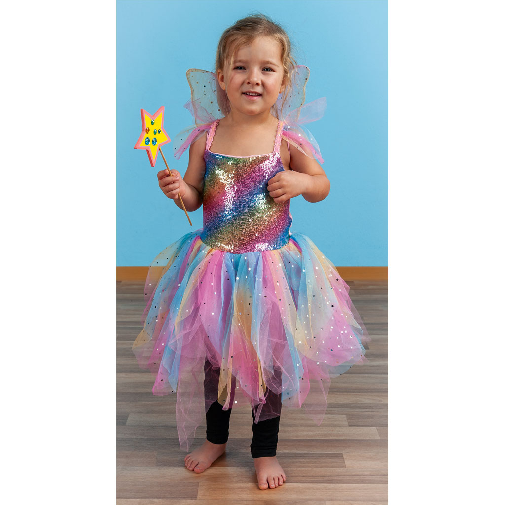 Regenbogenfee-Kostüm