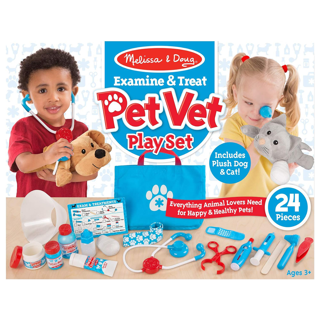 Melissa & Doug Tierarzt-Spielset, 24 Teile