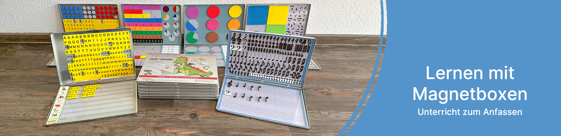 Lernen mit unseren Magnetboxen verschiedene Magnetboxen