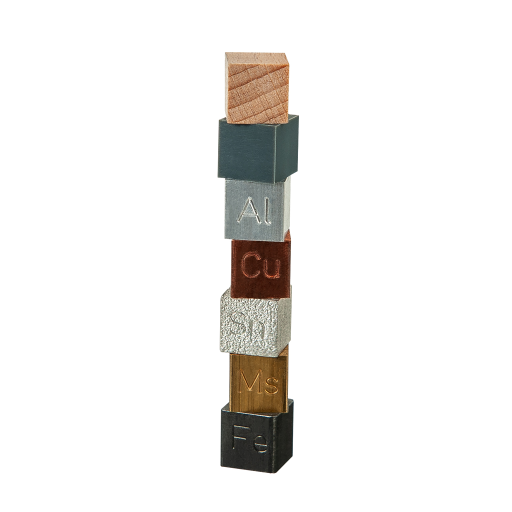Kubikzentimeter-Würfel zur Dichtebestimmung Kubikzentimeter-Würfel zur Dichtebestimmung