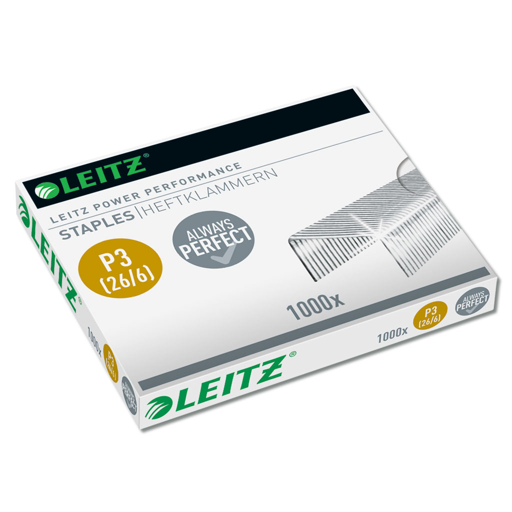 Leitz® Heftklammern 26/6, 1.000 Stück