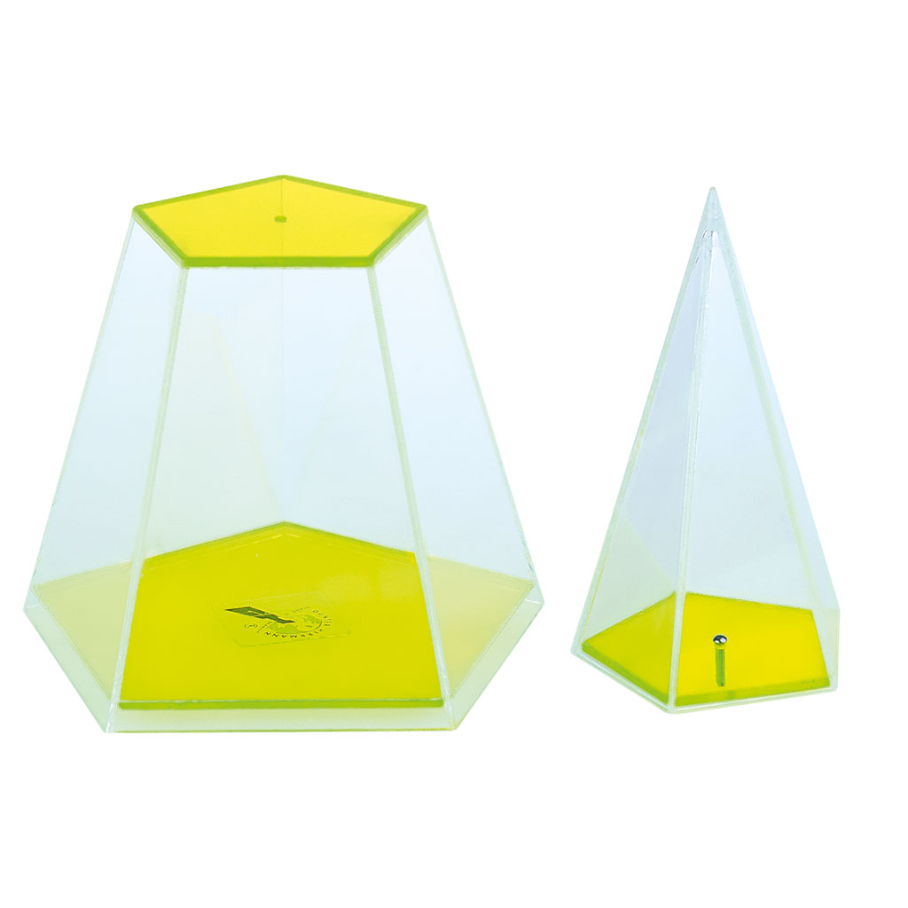 Pyramide, 5-seitig, mit abnehmbarer Spitze