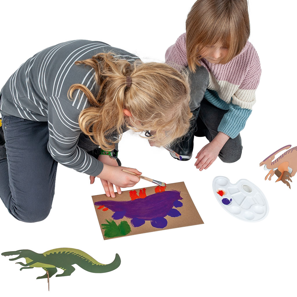 Dinosaurier, blanko, 25 Stück