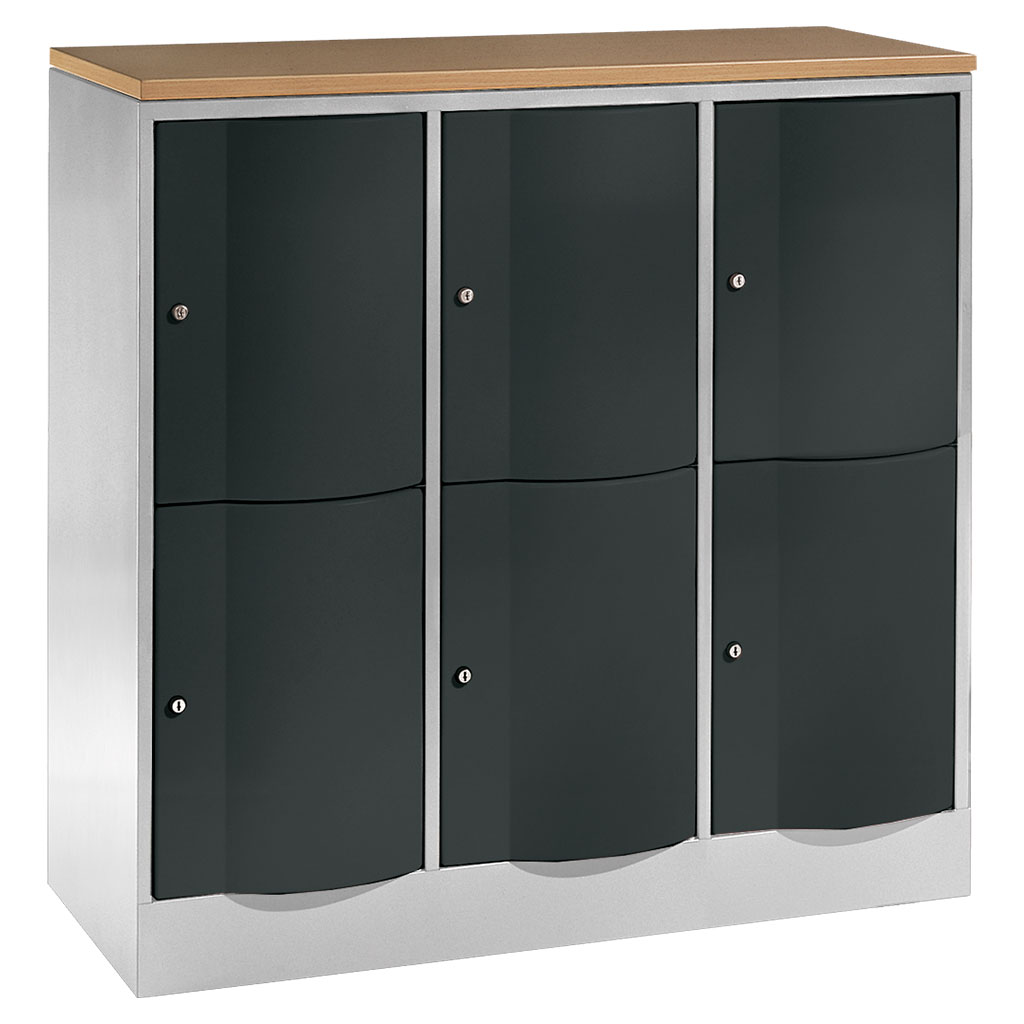 Großraum-Schließfachschrank, 3-reihig Großraum-Schließfachschrank, 3-reihig
