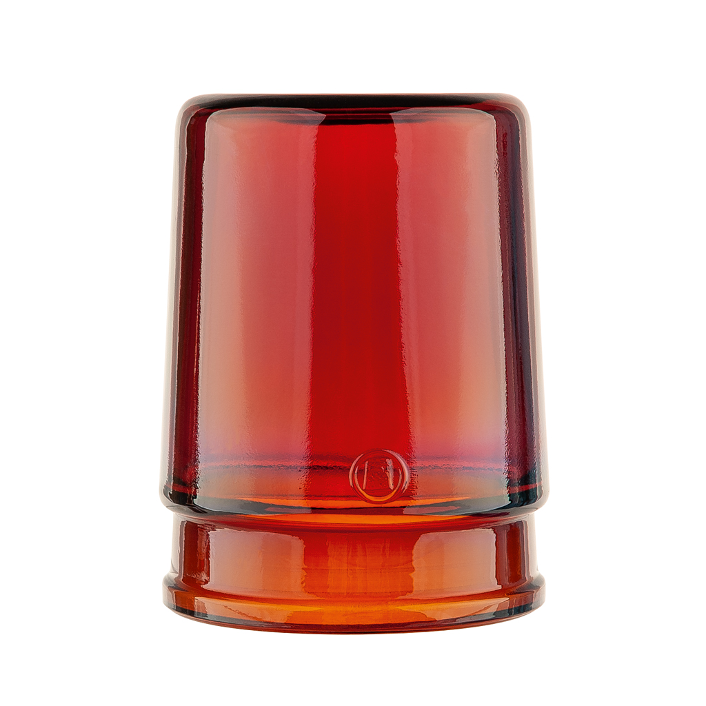 Säurekappenflasche, Duran, Braunglas