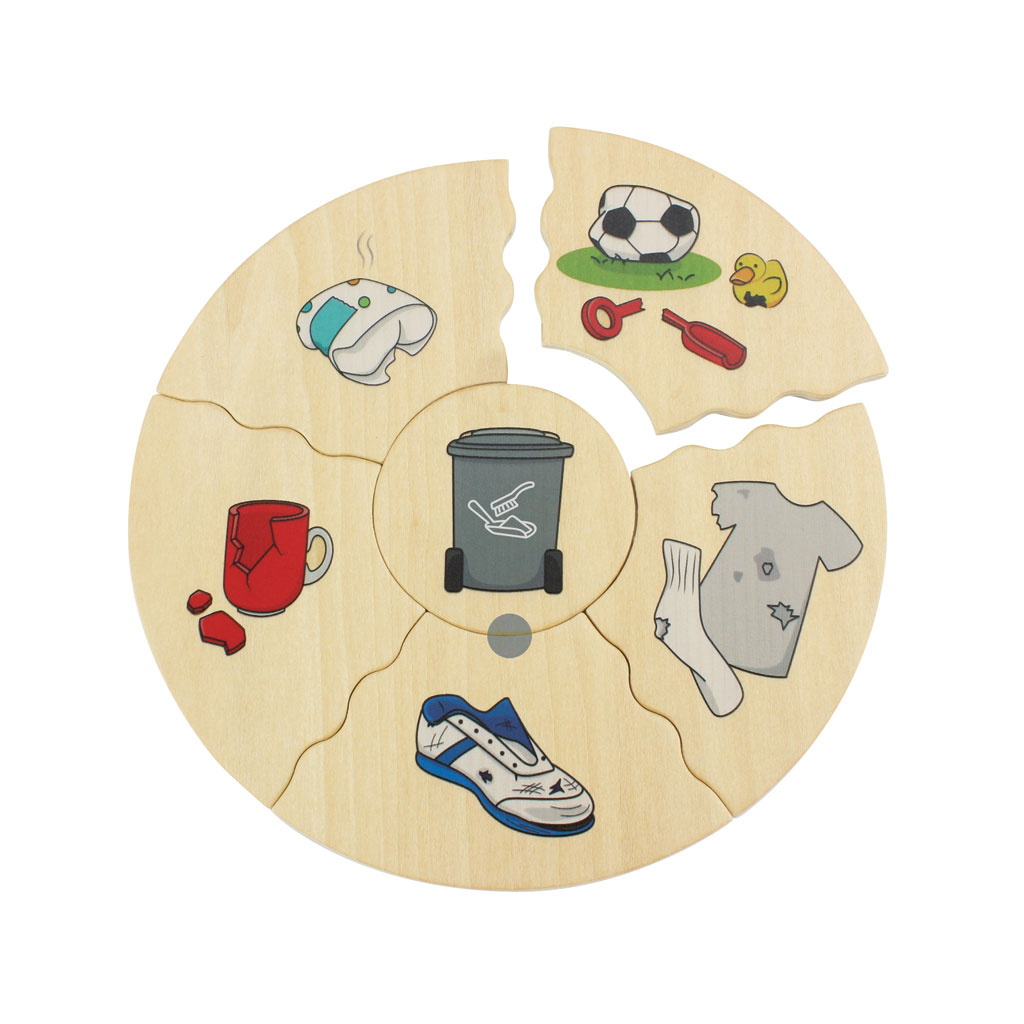 Humanico Puzzle Mülltrennung Humanico Puzzle Mülltrennung