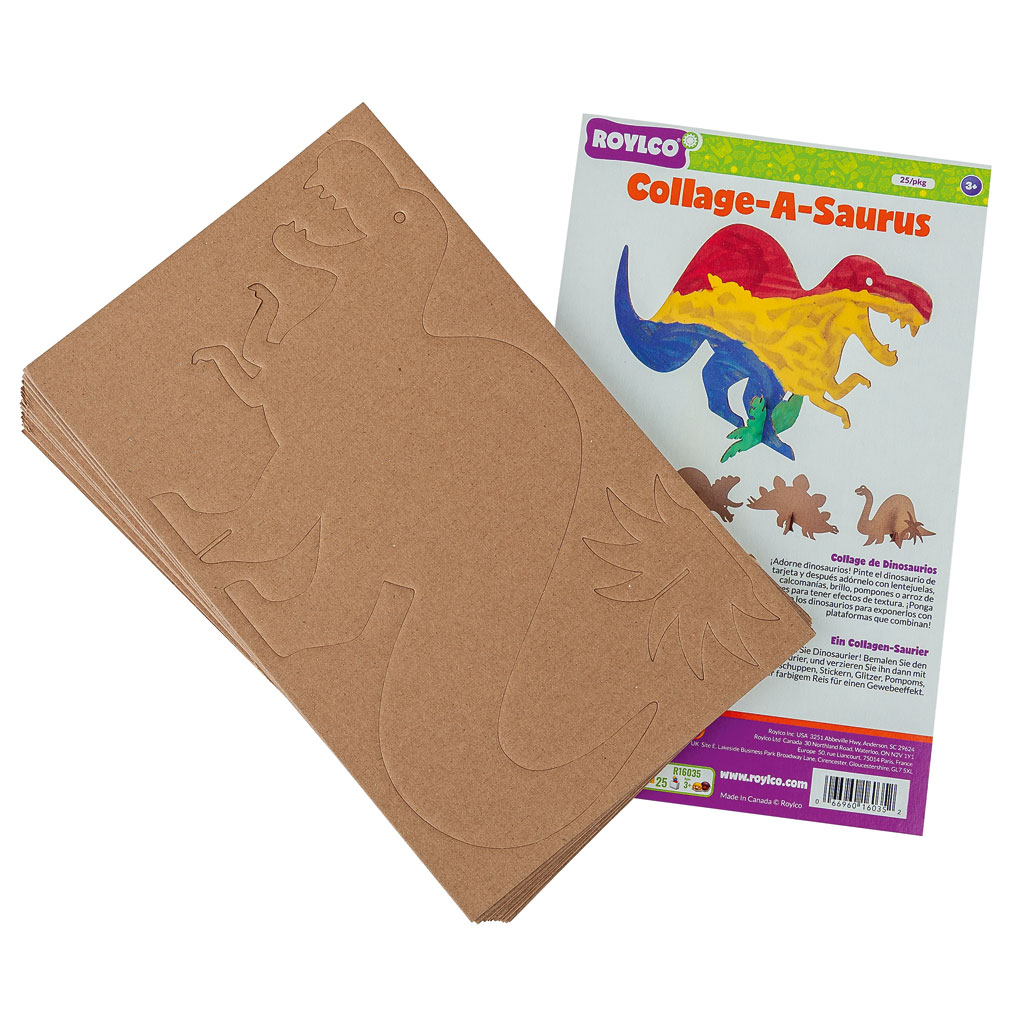 Dinosaurier, blanko, 25 Stück