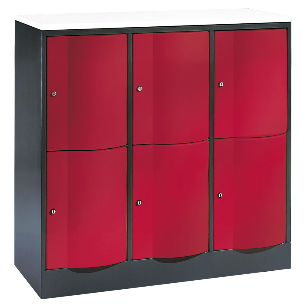 Großraum-Schließfachschrank, 3-reihig Großraum-Schließfachschrank, 3-reihig