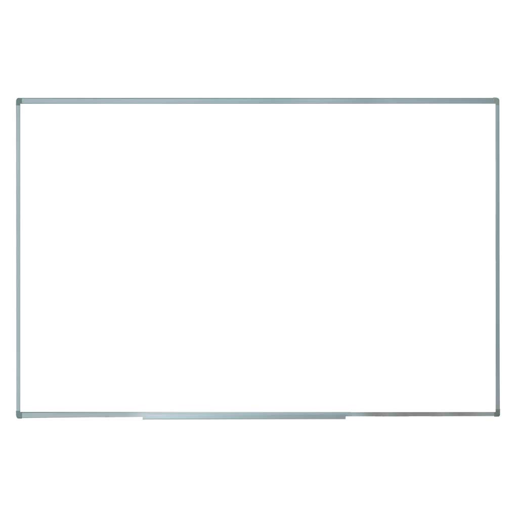 Whiteboard aus Stahlemaille mit Ablage