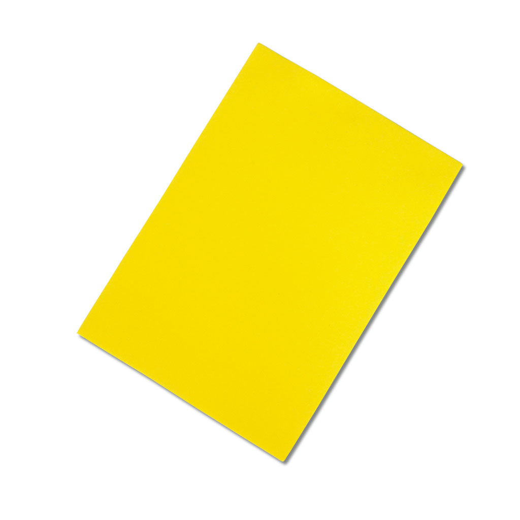 Moosgummi, 10 Bogen in einer Farbe, 20 x 29 cm