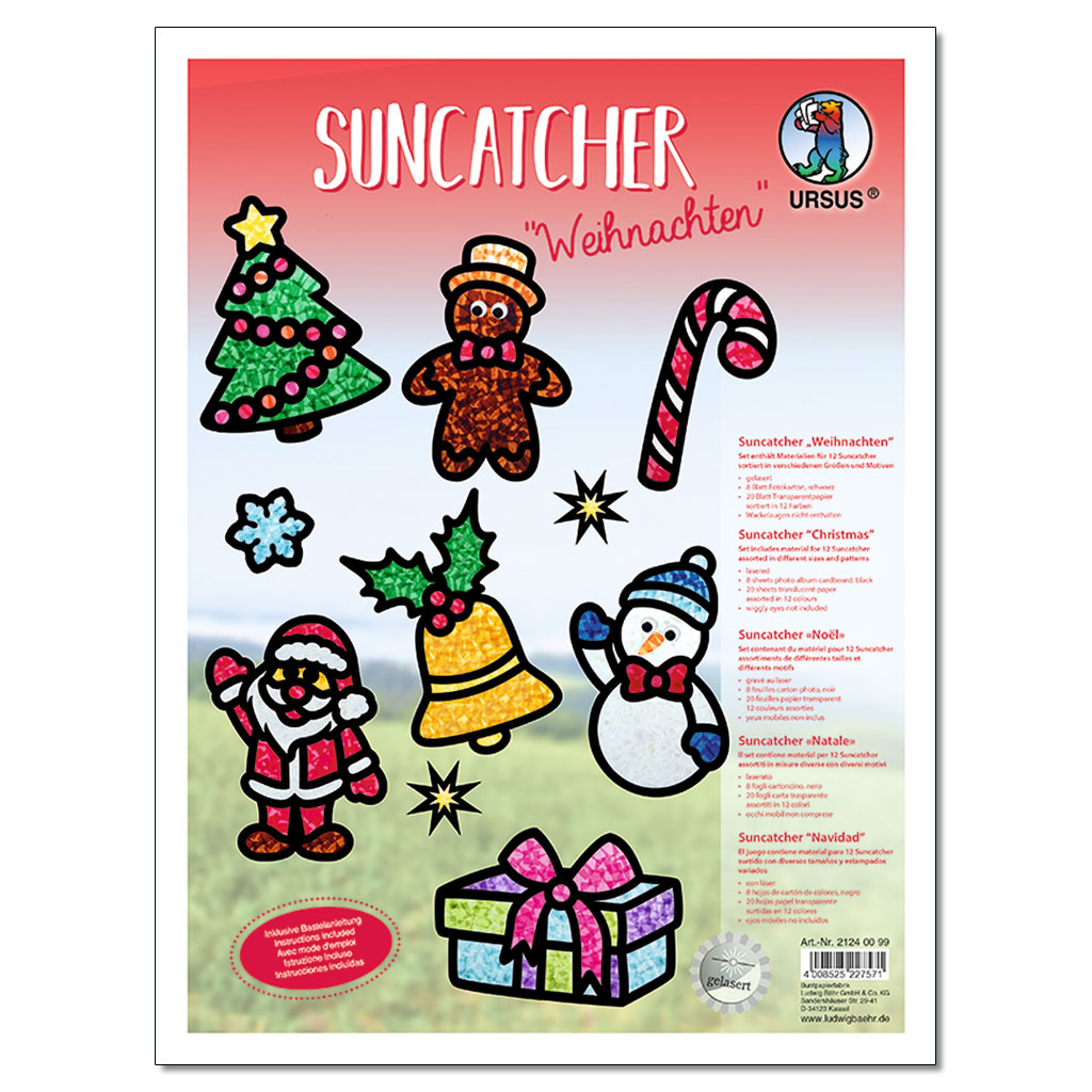 temp92880-suncatcher-weihnachtenS4US1BbNp8bL5 Ursus® Suncatcher Fensterbilder, 12 Stück