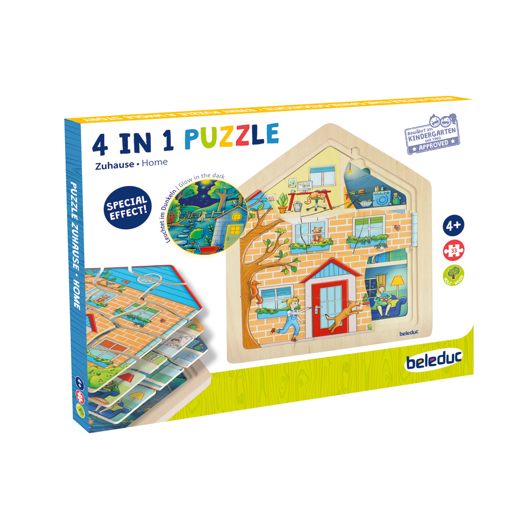Lagenpuzzle "Zuhause"
