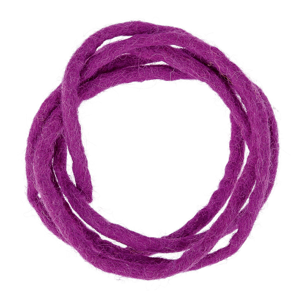 Filzkordel in Einzelfarben, 1 m lang Filzkordel in Einzelfarben, 1 m lang