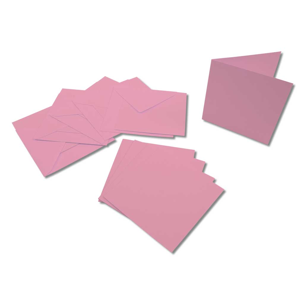 Passepartout-Karten, quadratische Stanzung, 5 Stück