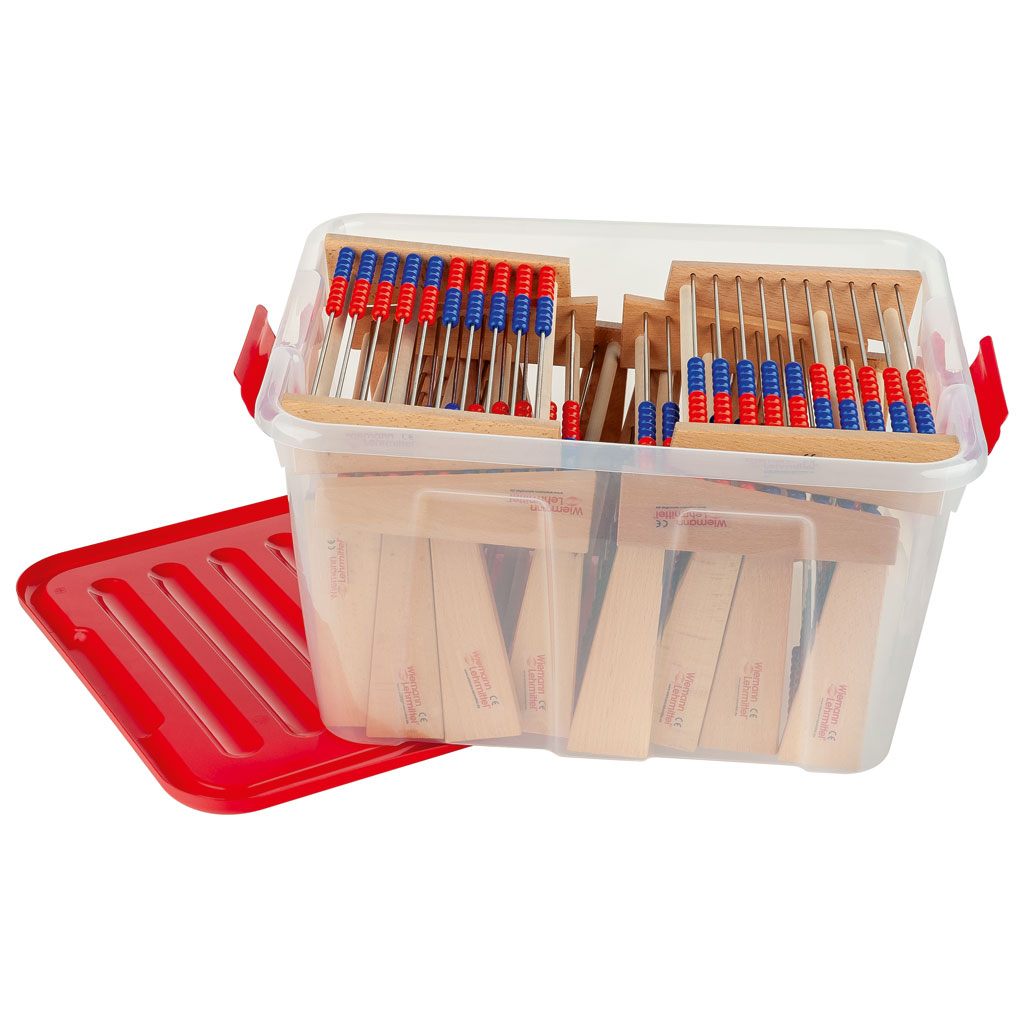 Schüler-Rechenrahmen 1–100 Rot/Blau Klassensatz 2 Schüler-Rechenrahmen 1–100 Rot/Blau Klassensatz 2
