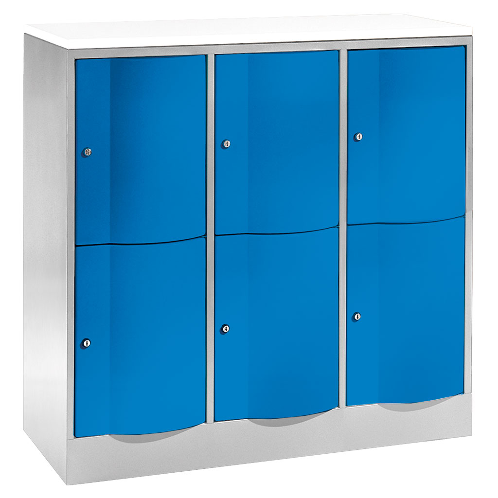 Großraum-Schließfachschrank, 3-reihig Großraum-Schließfachschrank, 3-reihig