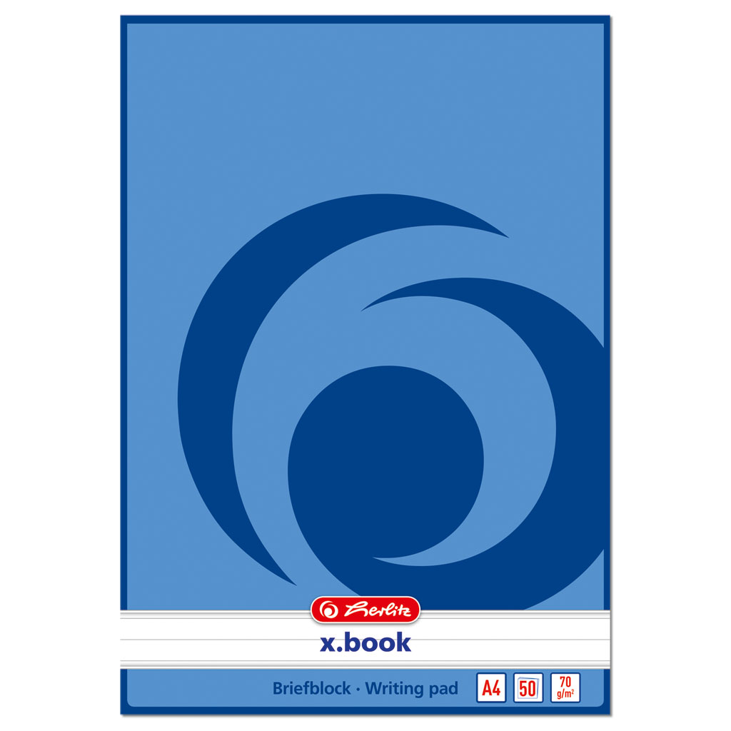 Herlitz® Briefblock DIN A4