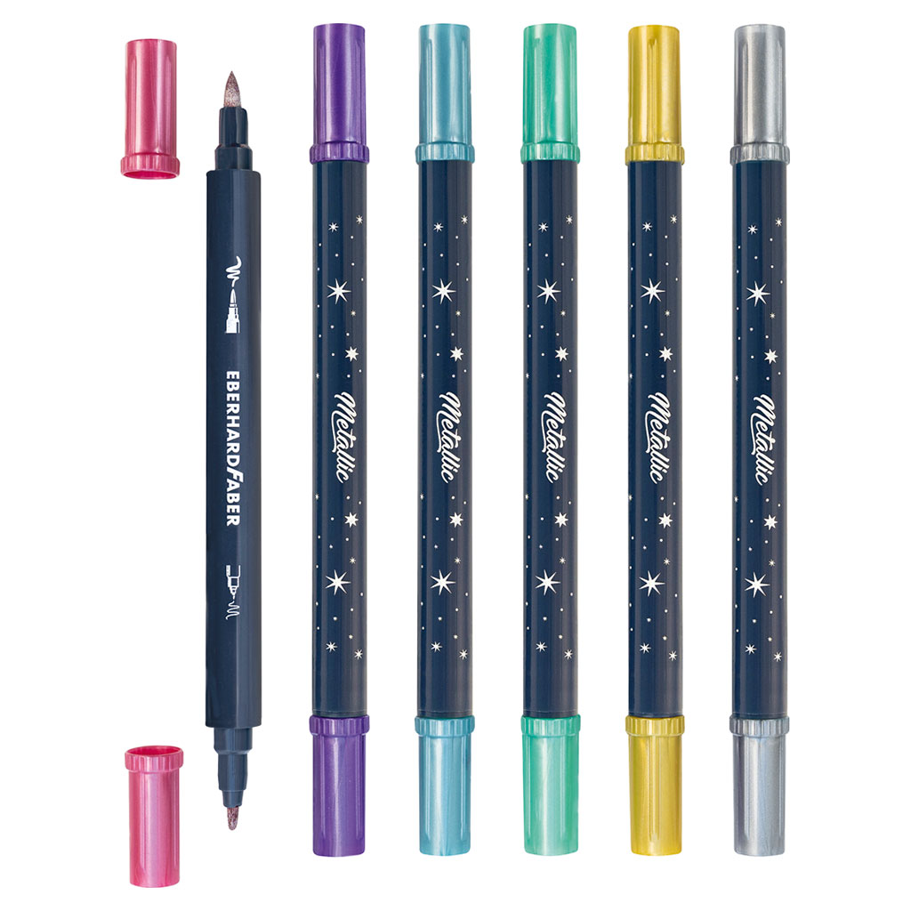 Eberhard Faber Metallic Marker Duo-Bild Auf diesem Bild ist das Produkt mit der Art.Nr.: W-93606 zu sehen