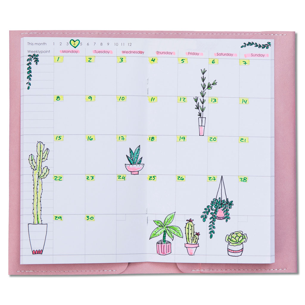 temp93022_01a_dauerkalender_planer_offen_rosaThx2IdlKoL0Y7 Dauerkalender zum Selbstgestalten, 66 Seiten