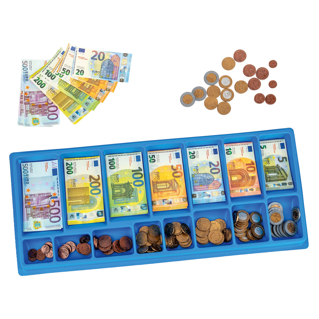 Euro-Kasse 2 – 65 Geldscheine, 110 Münzen
