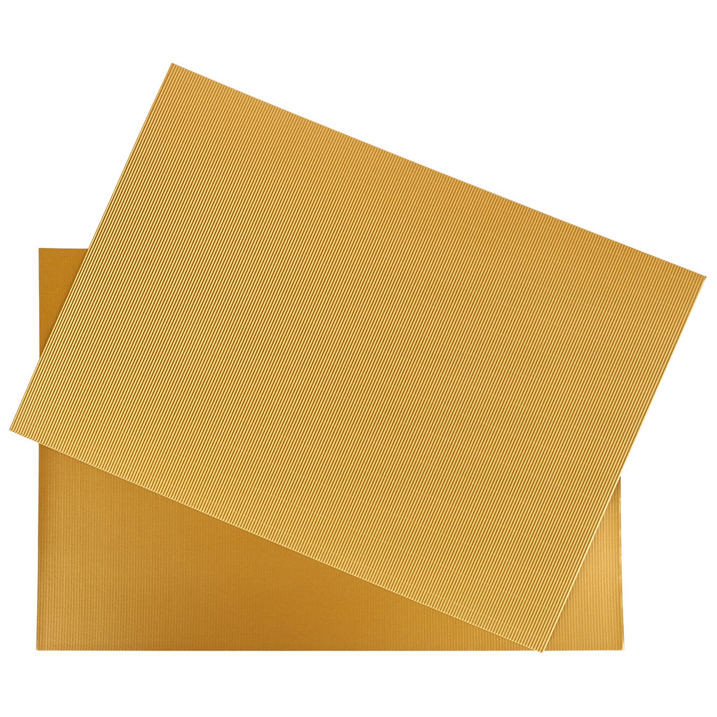 Bastelwellpappe, 10 Bogen, 50 x 70 cm
