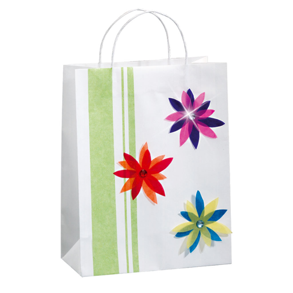 Papiertüten 12 x 5,5 x 15 cm, 20 Stück, 110 g/m²