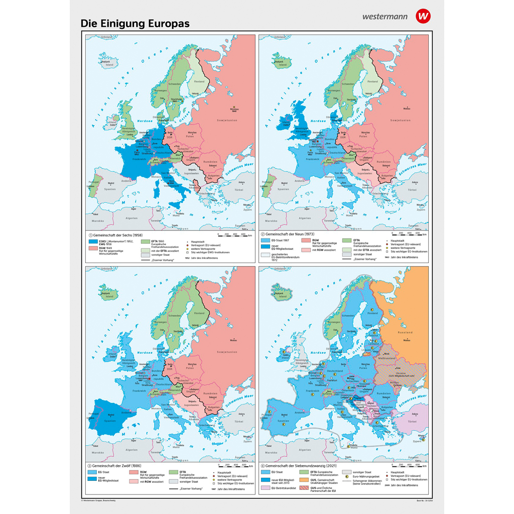 Die Einigung Europas - in verschiedenen Varianten