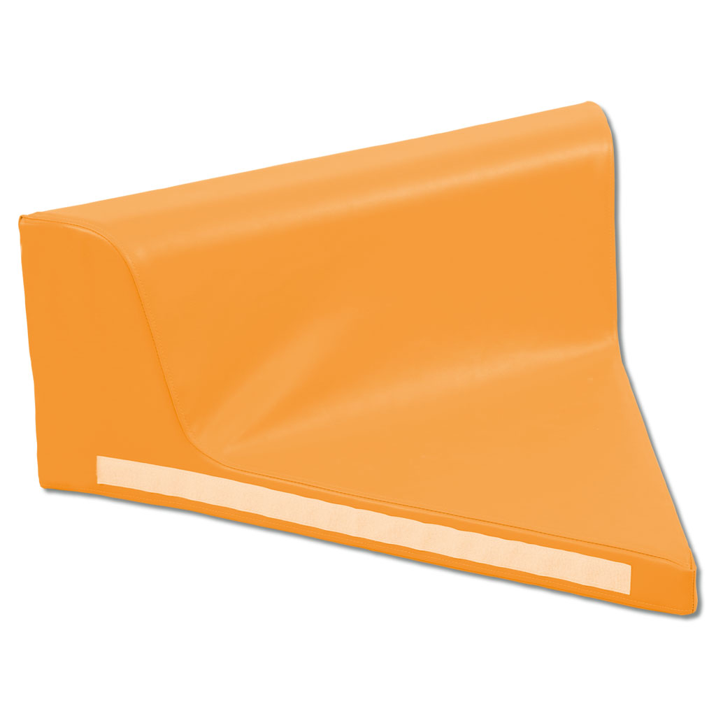 Dreieckmatte mit Lehne - orange