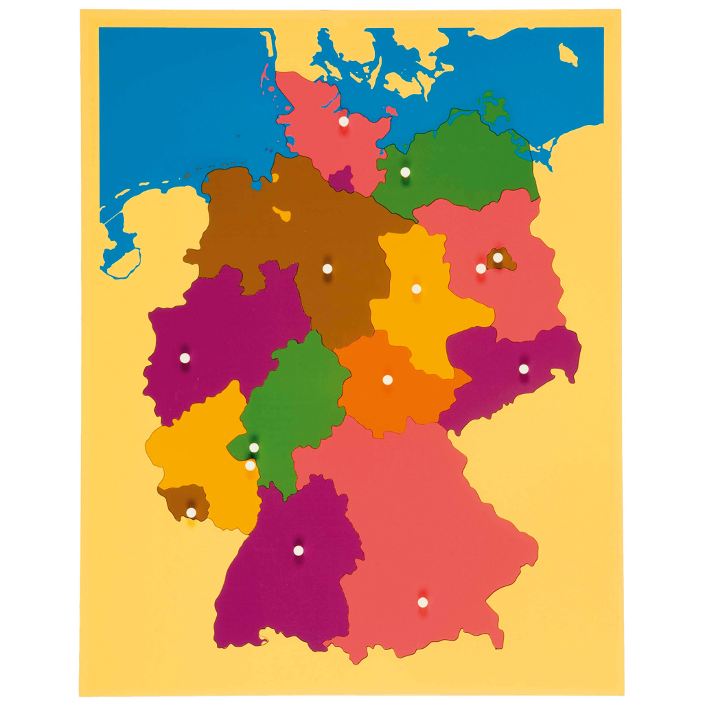 Nienhuis Montessori® Puzzlekarte Deutschland