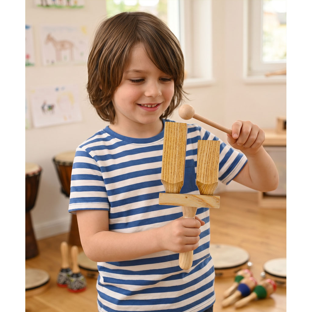 TrellaTon® Wooden Agogo