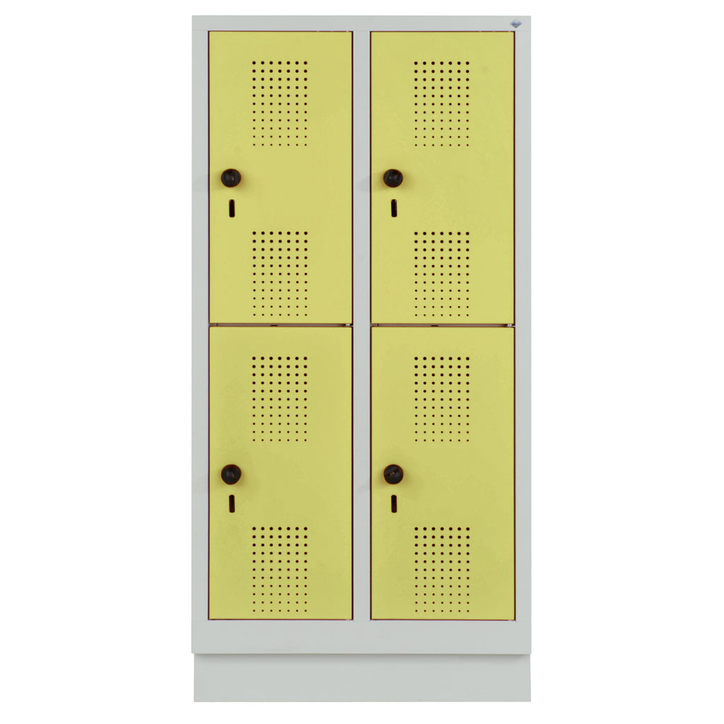 Garderobenschrank, doppelstöckig Garderobenschrank, doppelstöckig